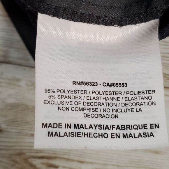 Nike Golf Stretch‎ Dri-Fit Subtle Grey/Black Plaid Pants Size 10 Super Cute! - Picture 8 of 9